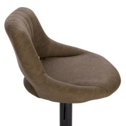 EUGAD Barhocker (2 St), 2er-Set 360° drehbar stufenlos höhenverstellbar mit Rückenlehne aus Kunstleder und Stahl Dunkelbraun Anthrazit, Grau -TischStuhl Verkäufe 82ac5bc3 6425 516e a9ca c1af163aa83f