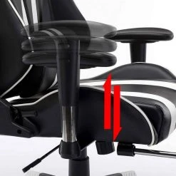 EUGAD Gaming-Stuhl (1 Stück), mit Fußstütze Racing Stuhl Drehstuhl Bürostuhl Schreibtischstuhl PC Stuhl mit Wippfunktion Höhenverstellbar Kunstleder Weiß Grau, Rot, Wei&szlig; -TischStuhl Verkäufe 83ca5f8c 444d 4b5c 84be 8c3ce2068003