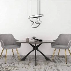 EUGAD Polsterstuhl (Set, 1 Stück), Esszimmerstuhl Küchenstuhl Samt, mit goldener Metallbeinen Blau, Bordeaux, Dunkelgrau, Dunkelgrün, Hellgrau, Rosa, Schwarz 71 EUGAD Polsterstuhl (Set, 1 Stück), Esszimmerstuhl Küchenstuhl Samt, mit goldener Metallbeinen Blau, Bordeaux, Dunkelgrau, Dunkelgrün, Hellgrau, Rosa, Schwarz -TischStuhl Verkäufe 84891552 b480 5086 bf17 010ab9d8f8b1