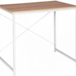 EUGAD Schreibtisch, Computertisch Esstisch Holz Stahl 80x60x70 cm Holz Vintage+schwarz Hell Eiche+schwarz, Hell Eiche+wei&szlig;, Marmor+schwarz -TischStuhl Verkäufe 85253e4b 40e9 504a ae9d 90f1ba2a297b