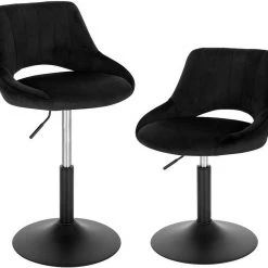 EUGAD Barhocker (2 St), Barstuhl Barsessel Sessel Loungesessel höhenverstellbar Clubsessel Cocktailsessel Drehsessel Samt Sitzhöhe 40–55 cm Rosa Dunkelgrau, Schwarz 45 EUGAD Barhocker (2 St), Barstuhl Barsessel Sessel Loungesessel höhenverstellbar Clubsessel Cocktailsessel Drehsessel Samt Sitzhöhe 40–55 cm Rosa Dunkelgrau, Schwarz -TischStuhl Verkäufe 8617331d 4c34 4fc8 92de af5c0c5cb689