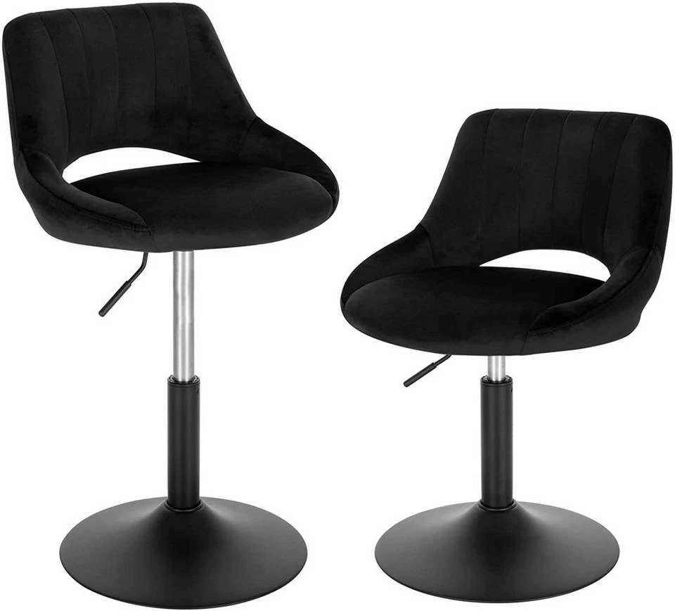 EUGAD Barhocker (2 St), Barstuhl Barsessel Sessel Loungesessel höhenverstellbar Clubsessel Cocktailsessel Drehsessel Samt Sitzhöhe 40–55 cm Rosa Dunkelgrau, Schwarz 19 EUGAD Barhocker (2 St), Barstuhl Barsessel Sessel Loungesessel höhenverstellbar Clubsessel Cocktailsessel Drehsessel Samt Sitzhöhe 40–55 cm Rosa Dunkelgrau, Schwarz – Bild 19