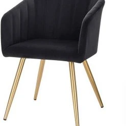 EUGAD Esszimmerstuhl, mit Rückenlehne Samt Gestell aus Stahl,Gold Beine Dunkelgrün Dunkelgrau, Dunkelgr&uuml;n, Rosa, Schwarz -TischStuhl Verkäufe 86bb6267 498b 5bcd ae53 452b567b7fd9