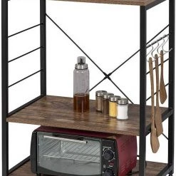 EUGAD Küchenregal, Standregal Bäckerregal, Industrie Design, MDF, Metall, Vintage -TischStuhl Verkäufe 87e8f78d 8b05 506c 8a3e 6ab0024809ea