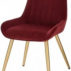 EUGAD Esszimmerstuhl, 4 Stücke Retro Küchenstuhl Sitzfläche aus Samt mit Metallbeine Dunkelgrün Bordeaux, Dunkelgrau, Dunkelgr&uuml;n, Hellgrau, Rosa, Schwarz -TischStuhl Verkäufe 87f794f7 9997 5336 9315 18ee704de020