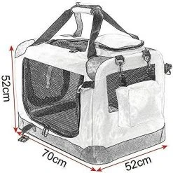 EUGAD Tiertransporttasche, Hundebox faltbar Hundetransportbox Blau -TischStuhl Verkäufe 8c1aa99b d0e1 4b11 8e9a 7b5fc2b3f07d