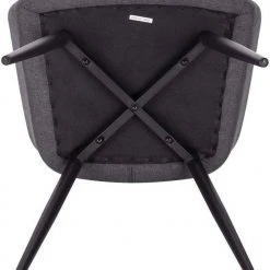 EUGAD Esszimmerstuhl (1 Stück), Wohnzimmerstuhl aus Leinen Polsterstuhl mit Armlehnen und Rückenlehne schwarze Gestell aus Metall Hellgrau Dunkelgrau -TischStuhl Verkäufe 8c7ec615 7869 4833 b817 2204d21c0744