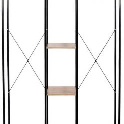 EUGAD Kleiderständer, Wäscheständer Garderobenständer mit Ablage Schwarzrohre und Eiche Platte Schwarz-Hell Eiche, Schwarz-Vintage, Wei&szlig;-Eiche -TischStuhl Verkäufe 8f6bf794 ee76 57de 9b90 8142caf111f1