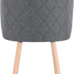 EUGAD Esszimmerstuhl, 2er-Set Esszimmerstuhl gepolsterte Sitzfläche aus Leinen Massivholz -TischStuhl Verkäufe 900f3bc3 d602 5517 accf 083e22db667c