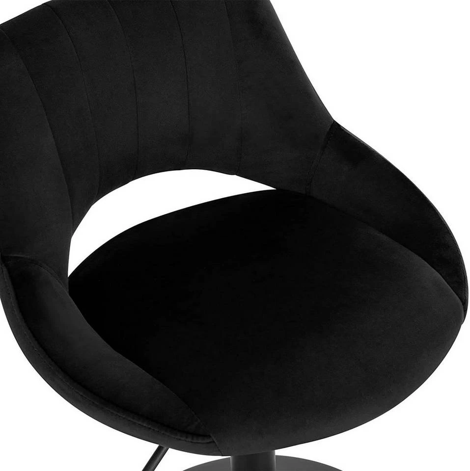 EUGAD Barhocker (4 St), Barstuhl Barsessel Sessel Loungesessel höhenverstellbar Clubsessel Cocktailsessel Drehsessel Samt Sitzhöhe 40–55 cm Schwarz Dunkelgrau, Rosa 6 EUGAD Barhocker (4 St), Barstuhl Barsessel Sessel Loungesessel höhenverstellbar Clubsessel Cocktailsessel Drehsessel Samt Sitzhöhe 40–55 cm Schwarz Dunkelgrau, Rosa – Bild 6