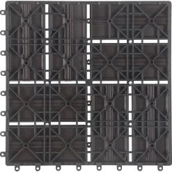 EUGAD WPC-Fliesen, 11 Stück WPC Terrassenfliesen Klickfliesen 30x30cm Hellgrau Anthrazit, Coffee, Dunkelgrau -TischStuhl Verkäufe 910d3de3 f819 5260 9c59 f9c6e6a22987