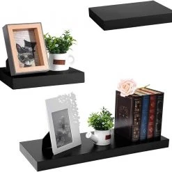 EUGAD Wandregal, 3er-Set Wandregal in verschiedenen Farben & Größen Weiß Schwarz, Wei&szlig; -TischStuhl Verkäufe 9113501a 7644 4d53 a936 fcf937980d5e