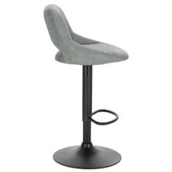 EUGAD Barhocker (2 St), 2er-Set 360° drehbar stufenlos höhenverstellbar mit Rückenlehne aus Kunstleder und Stahl Dunkelbraun Anthrazit, Grau -TischStuhl Verkäufe 941e3866 30d9 5282 bf03 1535b2a6265b