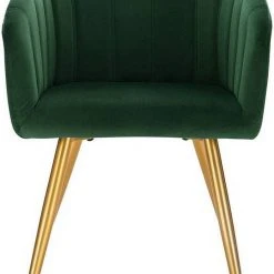 EUGAD Esszimmerstuhl, mit Rückenlehne Samt Gestell aus Stahl,Gold Beine Dunkelgrün Dunkelgrau, Dunkelgr&uuml;n, Rosa, Schwarz -TischStuhl Verkäufe 94f915d1 1c71 5317 9acd db5d51630fb5
