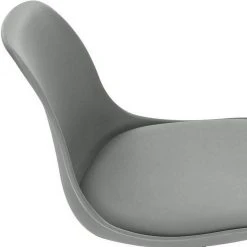 EUGAD Barhocker, mit Rückenlehne, Barstühle Höhenverstellbar und 360° Drehbar, Zeitgenössisch für Esszimmer, Bar Schwarz Grau -TischStuhl Verkäufe 955371f9 4df8 532c af9b ae43d051725c