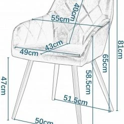 EUGAD Esszimmerstuhl, 2er-Set Esszimmerstuhl aus Kunstleder Metallbeine Dunkelbraun Schwarz -TischStuhl Verkäufe 9680f3f5 d2c7 5d5b a96b 2c2cca9e47f3