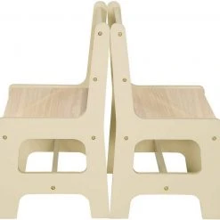 EUGAD Sitzgruppe, Kindersitzgruppe 1 Kindertisch und 2 Kinderstühle Set aus MDF Kindersitzgarnitur Holzoptik Naturfarbe -TischStuhl Verkäufe 9783f247 32d5 59f0 87a7 f9361f3b7193