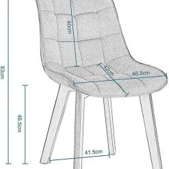 EUGAD Esszimmerstuhl (6 Stück), Wohnzimmerstuhl mit Rückenlehne, Polsterstuhl Küchenstuhl Weich Samt und Holz für ESS- und Wohnzimmer Schwarz Dunkelgrau, Dunkelgr&uuml;n, Rosa -TischStuhl Verkäufe 986ac384 5ae6 478a ba47 9f01e1be5e25