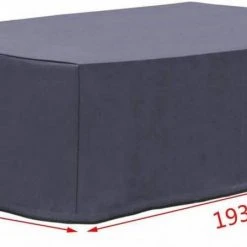 EUGAD Gartenmöbel-Schutzhülle, Abdeckhaube für Tisch Stuhl Gewebeplane Plane Hülle 600D Oxford Wasserdicht Anthrazit 193x136x88cm(LxBxH) -TischStuhl Verkäufe 9c36c093 46c3 5611 957f 27f44b3aa275