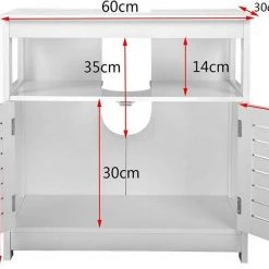 EUGAD Waschbeckenunterschrank Badezimmerschrank Unterschrank Waschtisch Badschrank mit 2 Türen mit Ablage 60x30x60 cm Weiß 8 EUGAD Waschbeckenunterschrank Badezimmerschrank Unterschrank Waschtisch Badschrank mit 2 Türen mit Ablage 60x30x60 cm Weiß -TischStuhl Verkäufe 9c9ba36d 3a04 5c6f 95c5 78180adbc84a