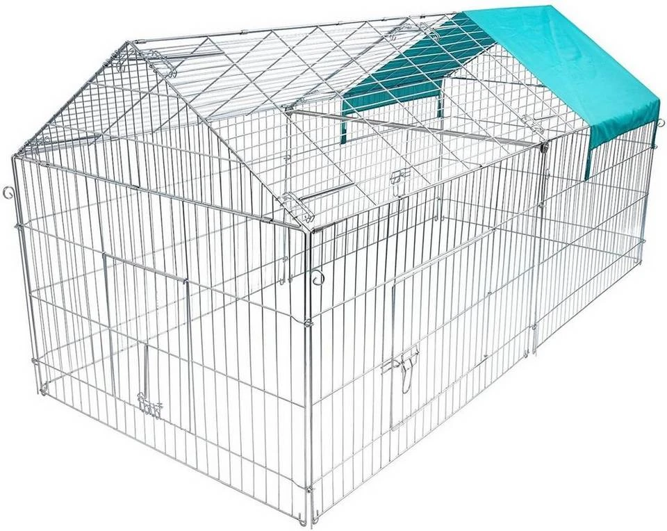 EUGAD Freigehege »0201HT«, Freilaufgehege mit Ausbruchsperre Sonnenschutz 1 EUGAD Freigehege »0201HT«, Freilaufgehege mit Ausbruchsperre Sonnenschutz