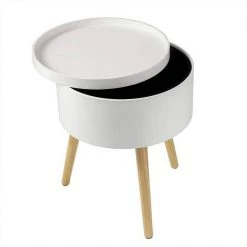 EUGAD Nachttisch, Beistelltisch mit Stauraum Nachtkommode Nachtschrank Holzbeine MDF 38x38x48,5cm Weiß -TischStuhl Verkäufe a3cb8224 0158 5858 a2cb 8854b72dbb21