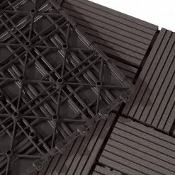 EUGAD WPC-Fliesen, 11 Stück WPC Terrassenfliesen Klickfliesen 30x30cm Hellgrau Anthrazit, Coffee, Dunkelgrau -TischStuhl Verkäufe a635ada5 ec88 52e0 a15a 34c7a0d459db