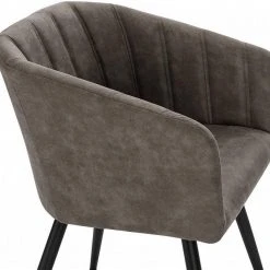 EUGAD Esszimmerstuhl, 4er-Set Esszimmerstuhl Polsterstuhl aus Stoffbezug Dunkelbraun Grau -TischStuhl Verkäufe a7500df8 aefa 599c 85be 1980ecf1c2e3