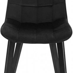 EUGAD Esszimmerstuhl (1 Stück), Wohnzimmerstuhl mit Rückenlehne, Polsterstuhl Küchenstuhl Weich Samt und Holz für ESS- und Wohnzimmer Dunkelgrau Dunkelgr&uuml;n, Rosa, Schwarz -TischStuhl Verkäufe a8566857 c453 5d4b abc8 0f5dce0efa98