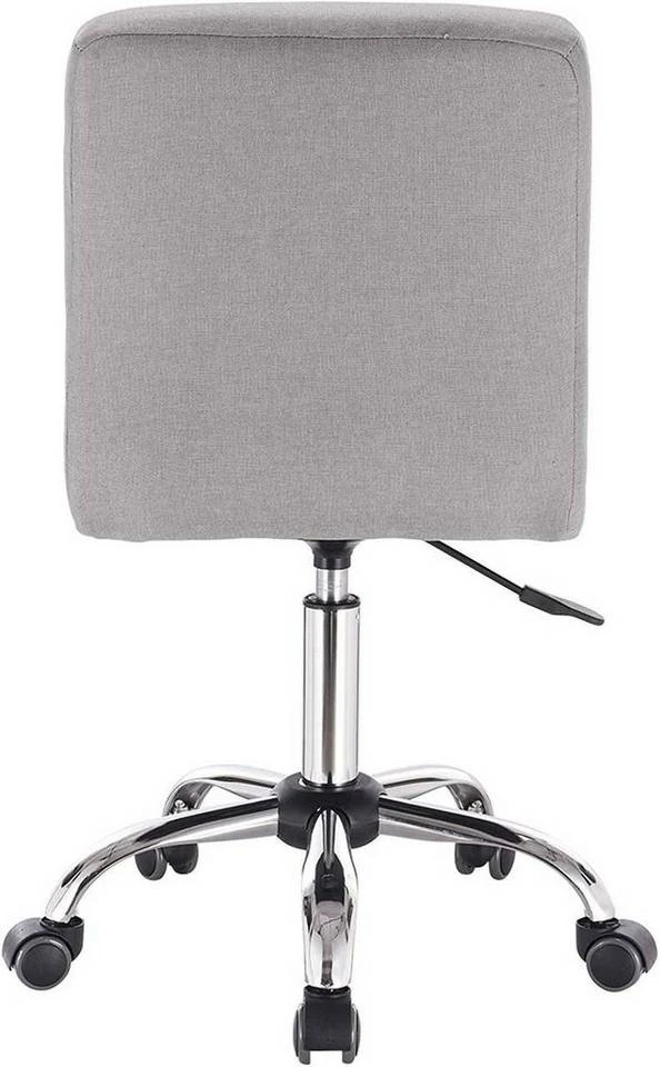 EUGAD Schreibtischstuhl, Bürohocker Schreibtischstuhl Rollhocker drehbar höhenverstellbar Stoffbezug Metall Dunkelgrau, Hellgrau 6 EUGAD Schreibtischstuhl, Bürohocker Schreibtischstuhl Rollhocker drehbar höhenverstellbar Stoffbezug Metall Dunkelgrau, Hellgrau – Bild 6