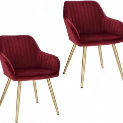 EUGAD Esszimmerstuhl, stühle 2er-Set,Samt,mit goldener Metallbeinen Blau, Bordeaux, Dunkelgrau, Dunkelgr&uuml;n, Hellgrau, Rosa, Schwarz -TischStuhl Verkäufe a8a709d0 9eff 53fc 84fe 3902b2b26894