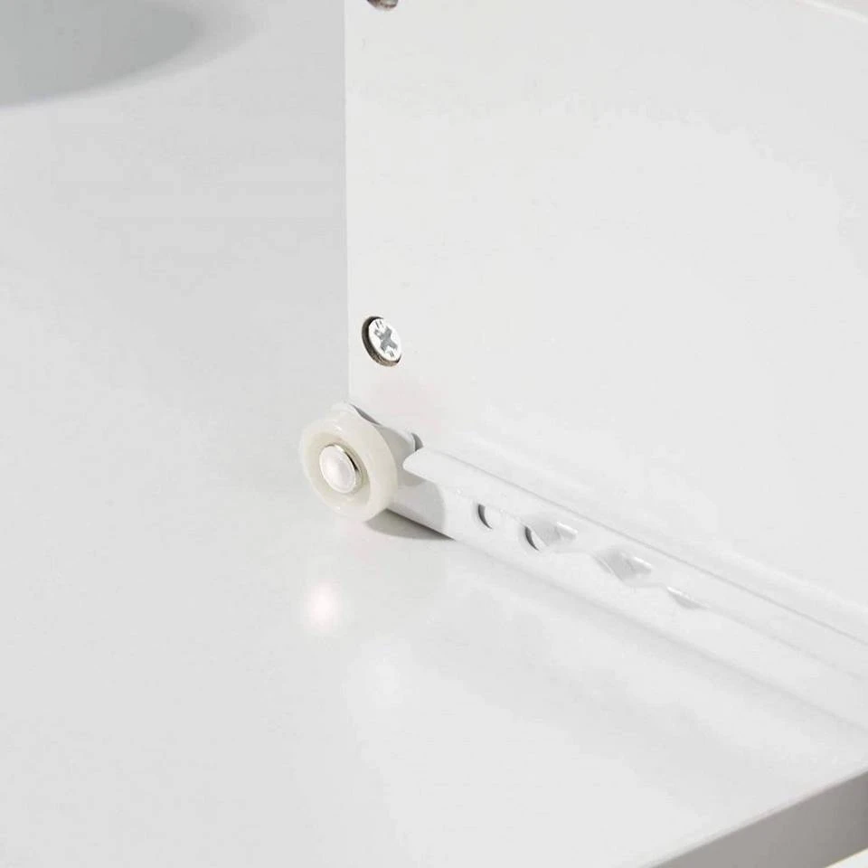 EUGAD Schminktisch, Frisiertisch 10 LED-Lampen mit Schubladen 80x40cm Schwarz Weiß 14 EUGAD Schminktisch, Frisiertisch 10 LED-Lampen mit Schubladen 80x40cm Schwarz Weiß – Bild 14