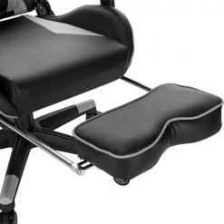 EUGAD Gaming-Stuhl (1 Stück), Racing Stuhl mit Fußstütze Racing Stuhl Drehstuhl Bürostuhl Schreibtischstuhl PC Stuhl mit Wippfunktion Höhenverstellbar Kunstleder Rot Grau, Weiß -TischStuhl Verkäufe aaa14855 c91e 53d9 bdbe 35151e5c52b9