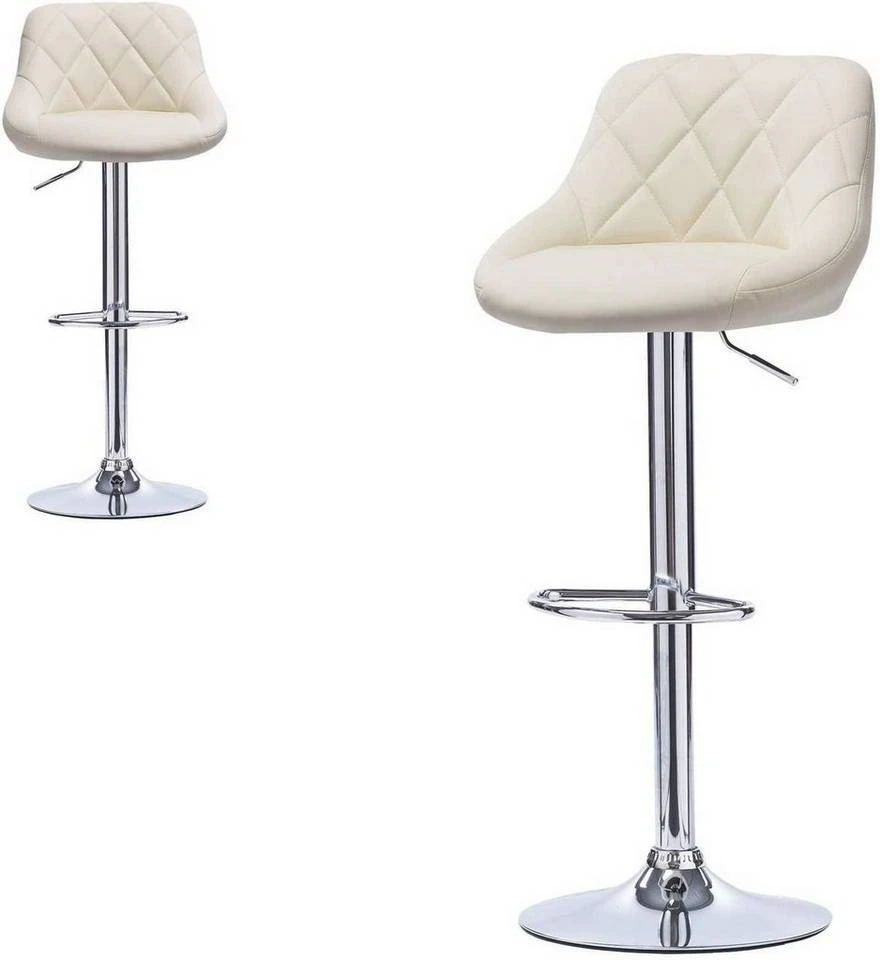 EUGAD Barhocker, 2er-Set Barstühle, höhenverstellbar, 360°drehbar Weiß Bordeaux, Cremeweiß, Grau, Khaki, Rot, Schwarz, Weiß 13 EUGAD Barhocker, 2er-Set Barstühle, höhenverstellbar, 360°drehbar Weiß Bordeaux, Cremeweiß, Grau, Khaki, Rot, Schwarz, Weiß – Bild 13