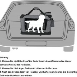 EUGAD Tiertransporttasche, Hundebox faltbar Hundetransportbox Auto Transportbox Reisebox Katzenbox Schwarz -TischStuhl Verkäufe aca20905 ecdf 431d 9f12 ef3b424a467b