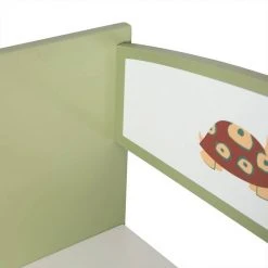 EUGAD Bücherregal, 1-tlg., Kinderregal, Bücher-Organizer mit 4 Ablagen, Zoomotive im Kinderzimmer aus MDF, Grün -TischStuhl Verkäufe aec5f39f bf11 40c0 915d 1eb8832767d8