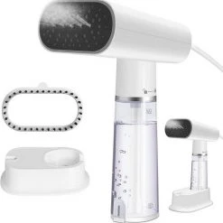 EUGAD Dampfbürste, Dampfglätter Reisebügeleisen Dampfbügeleisen Steamer Kleidung Handbügeleisen mit Dampfbürste 150 ml 1000 W für Haushalt Urlaub Dienstreise