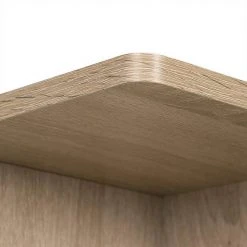 EUGAD Bücherregal, Raumteiler Standregal mit 3 Ebenen, 360° frei drehbar, MDF, Natur -TischStuhl Verkäufe b1ac6f45 4aa5 55da bb11 62a94652f460