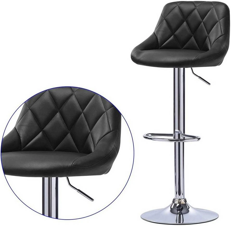 EUGAD Barhocker, 2er-Set Barstühle, höhenverstellbar, 360°drehbar Weiß Bordeaux, Cremeweiß, Grau, Khaki, Rot, Schwarz, Weiß 35 EUGAD Barhocker, 2er-Set Barstühle, höhenverstellbar, 360°drehbar Weiß Bordeaux, Cremeweiß, Grau, Khaki, Rot, Schwarz, Weiß – Bild 35