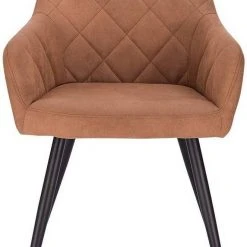 EUGAD Esszimmerstuhl (1 Stück), Wohnzimmerstuhl aus Stoff, Polsterstuhl mit Armlehnen und Rückenlehne, Gestell aus Metall Anthrazit, Braun, Grau -TischStuhl Verkäufe b8fa98f4 6f46 5c25 a9c1 1b5773e9b2f8