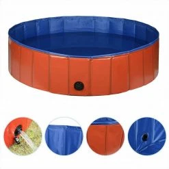 EUGAD Planschbecken, Hundepool Swimmingpool für Hunde Katzen rot -TischStuhl Verkäufe bc1d24b6 7330 5b73 b5a0 8922f1879025