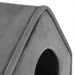 EUGAD Tierhaus, Hundehaus Hundehöhle Katzenhaus Katzenhöhle für Französische Bulldogge Jack Russell Terrier Welpen Grau M -TischStuhl Verkäufe bce36e75 769f 535c 8d0b 87f7fbccf82b