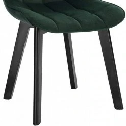 EUGAD Esszimmerstuhl (2 Stück), Wohnzimmerstuhl mit Rückenlehne, Polsterstuhl Küchenstuhl Weich Samt und Holz für ESS- und Wohnzimmer Schwarz Dunkelgrau, Dunkelgr&uuml;n, Rosa -TischStuhl Verkäufe bf9e240c fdbc 5232 8898 885d9f1db2ec