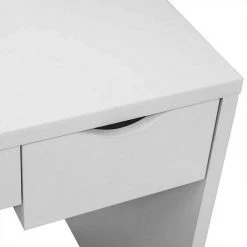 EUGAD Schminktisch, mit Hocker einem große Spiegel und 3 großen Schubladen Weiß-Eiche Eiche-Wei&szlig;, Wei&szlig;, Wei&szlig;-Eiche -TischStuhl Verkäufe c0b66be2 84a8 5eaf 8800 f13d7a381a5f