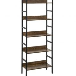 EUGAD Bücherregal, 1-tlg., Standregal, Küchenregal, 5 offenen Regalebenen, MDF, Metall, Schwarz Marmor Golden-Wei&szlig;er Marmor, Vintage -TischStuhl Verkäufe c1c3ff3c e296 4a74 aa2c ef23b3874295