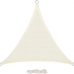 EUGAD Sonnensegel »0211ZYF«, Sonnenschutz Terrasse HDPE Dreieckig Creme -TischStuhl Verkäufe c36a4211 d93e 56e1 8115 5697cb1f5387