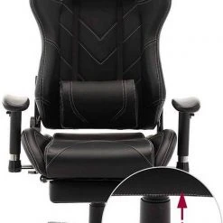 EUGAD Gaming Chair, Bürostuhl, Gaming Stuhl, Kunstleder, mit einstellbaren Armlehnen Rot Blau, Schwarz, Wei&szlig; -TischStuhl Verkäufe c40ab5b7 2f0d 5e41 a8a1 f8ee1205e637