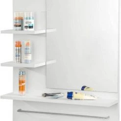 EUGAD Spiegelschrank Hängeschrank mit 3 Ablagen Weiß -TischStuhl Verkäufe c4130de1 ec85 57d7 ad81 8d8db916a03f