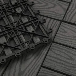 EUGAD WPC-Fliesen, WPC Fliesen Klickfliesen in Holzoptik 22 Stücke für 2m² Hellgrau Anthrazit, Braun, Coffee -TischStuhl Verkäufe c76c2e9c 3582 5d35 9864 e635aed8043b