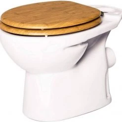 EUGAD WC-Sitz »0263MTG«, Toilettensitz WC Sitz Klodeckel Klobrille Toilettendeckel mit Absenkautomatik MDF Holz Softclose Scharnier Braun Holz -TischStuhl Verkäufe c930ed3f 0a7c 5dda 8c97 40afcab6aa42
